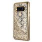 Guess GUHCS10LPEOLGGO S10e G970 gold hard case 4G Peony Liquid Glitter цена и информация | Telefonu vāciņi, maciņi | 220.lv