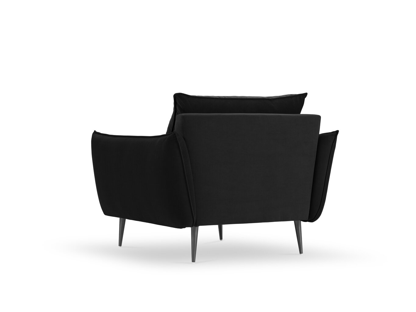 Krēsls Milo Casa Elio, melns cena un informācija | Atpūtas krēsli | 220.lv