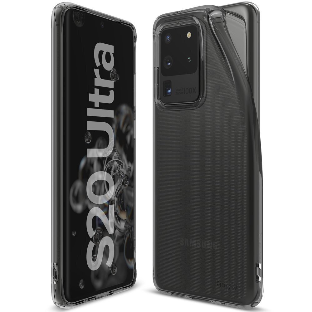 Ringke Air Ultra-Thin Cover Gel TPU Case for Samsung Galaxy S20 Ultra black (ARSG0028) (Black) цена и информация | Telefonu vāciņi, maciņi | 220.lv