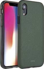 UNIQ Lithos protective case for iPhone XR Olive (Oliwkowy) cena un informācija | Telefonu vāciņi, maciņi | 220.lv