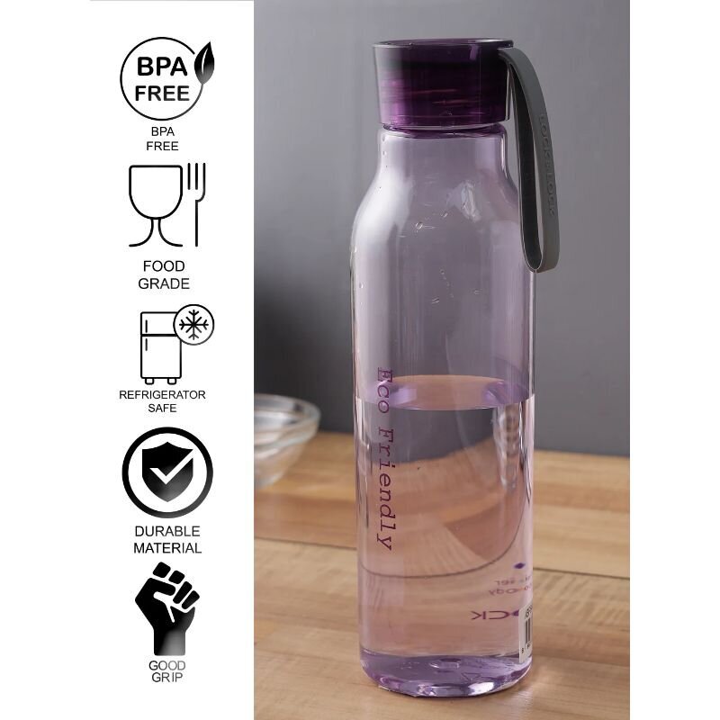 Pudele Eco 550ml violeta cena un informācija | Ūdens pudeles | 220.lv