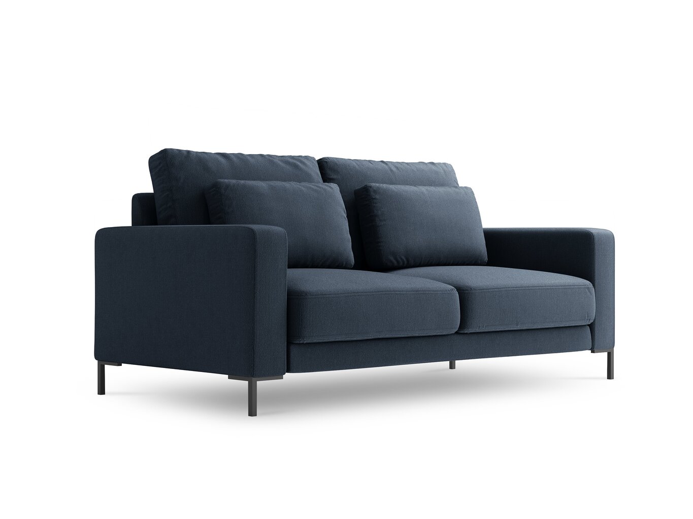 Divvietīgs dīvāns Interieurs86 Seine, tumši zils cena un informācija | Dīvāni | 220.lv