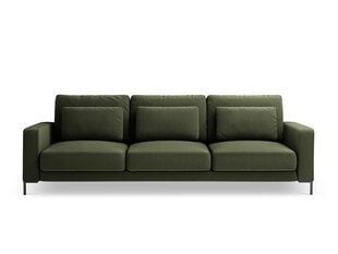Trīsvietīgs dīvāns Interieurs86 Seine, tumši zaļš cena un informācija | Dīvāni | 220.lv