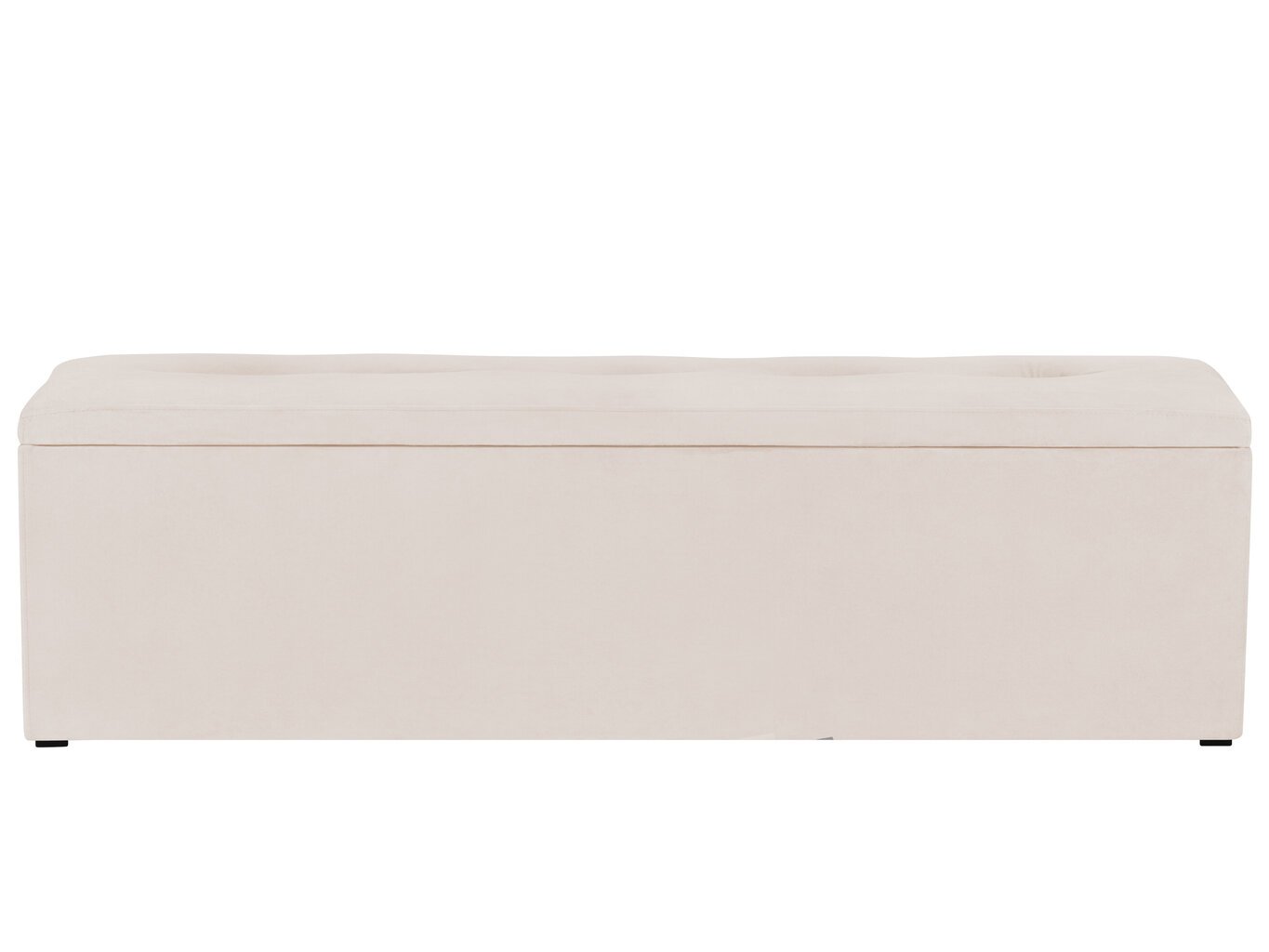 Pufs ar uzglabāšanas kasti Kooko Home Mi 180, smilškrāsas cena un informācija | Sēžammaisi, pufi | 220.lv