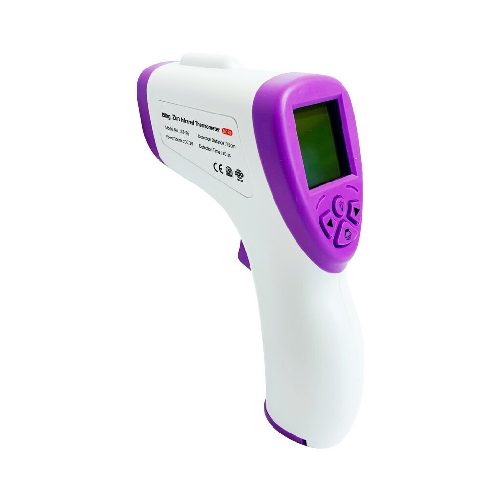 Digitālais infrasarkano staru bezkontakta termometrs BZ-R6 cena un informācija | Termometri | 220.lv