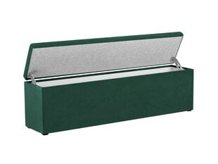Пуф с ящиком для хранения вещей Milo Casa Lara 180, темно-зеленый цена и информация | Кресла-мешки и пуфы | 220.lv