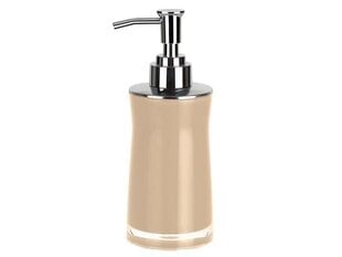 Дозатор для жидкого мыла Sydney acrylic, бежевый цена и информация | Аксессуары для ванной комнаты | 220.lv