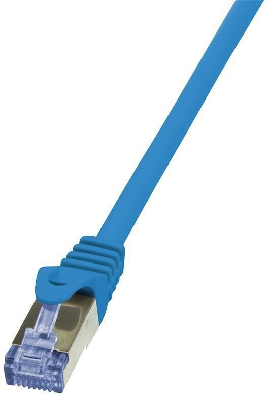 LOGILINK - Patch Cable Cat.6A 10G S/FTP PIMF PrimeLine blue 5m cena un informācija | Kabeļi un vadi | 220.lv
