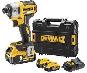 Trieciena skrūvgriezis DeWalt XR 18V 5Ah (DCF887P2) цена и информация | Шуруповерты, дрели | 220.lv