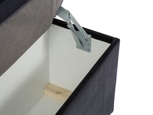 Пуф с ящиком для хранения вещей Milo Casa Bruno 180, темно-синий цена и информация | Кресла-мешки и пуфы | 220.lv