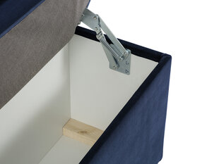 Пуф с ящиком для хранения вещей Milo Casa Bruno 200, синий цена и информация | Кресла-мешки и пуфы | 220.lv