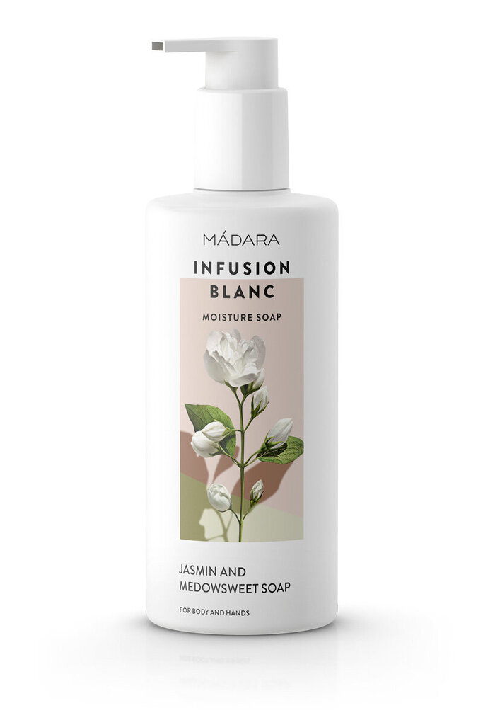 Mitrinošās ziepes Madara Infusion Blanc, 300 ml cena un informācija | Ziepes | 220.lv