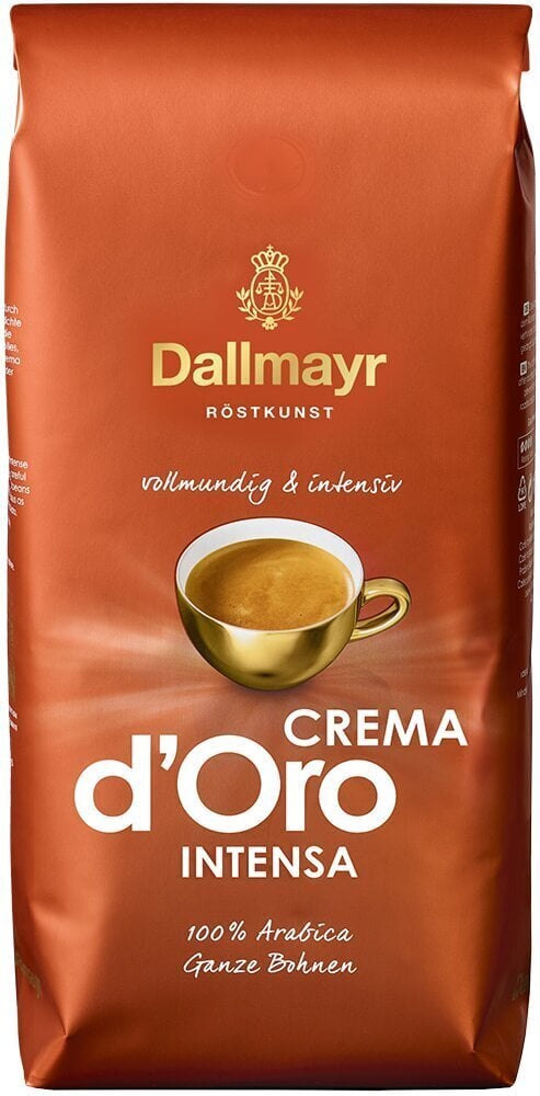 Dallmayr Crema d'Oro Intensa kafijas pupiņas, 1000g cena un informācija | Kafija, kakao | 220.lv