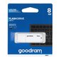 GOODRAM FLASHDRIVE 8GB UME2 USB 2.0 WHITE цена и информация | USB Atmiņas kartes | 220.lv