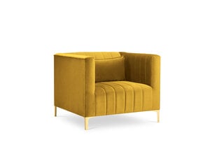 Krēsls Micadoni Home Annite, dzeltenas/zelta krāsas cena un informācija | Atpūtas krēsli | 220.lv