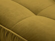 Dīvāns Micadoni Home Jardanite 3S, dzeltens cena un informācija | Dīvāni | 220.lv