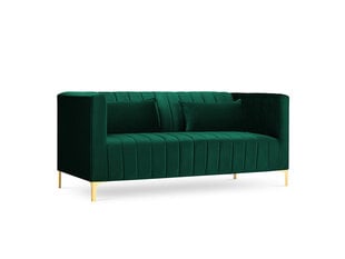 Dīvāns Micadoni Home Annite 2S, zaļš cena un informācija | Dīvāni | 220.lv