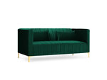 Dīvāns Micadoni Home Annite 2S, zaļš
