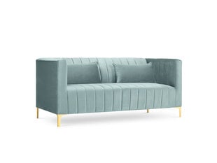 Dīvāns Micadoni Home Annite 2S, gaiši zaļš cena un informācija | Dīvāni | 220.lv
