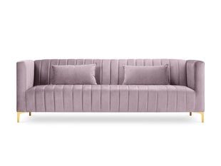 Dīvāns Micadoni Home Annite 3S, gaiši violets cena un informācija | Dīvāni | 220.lv