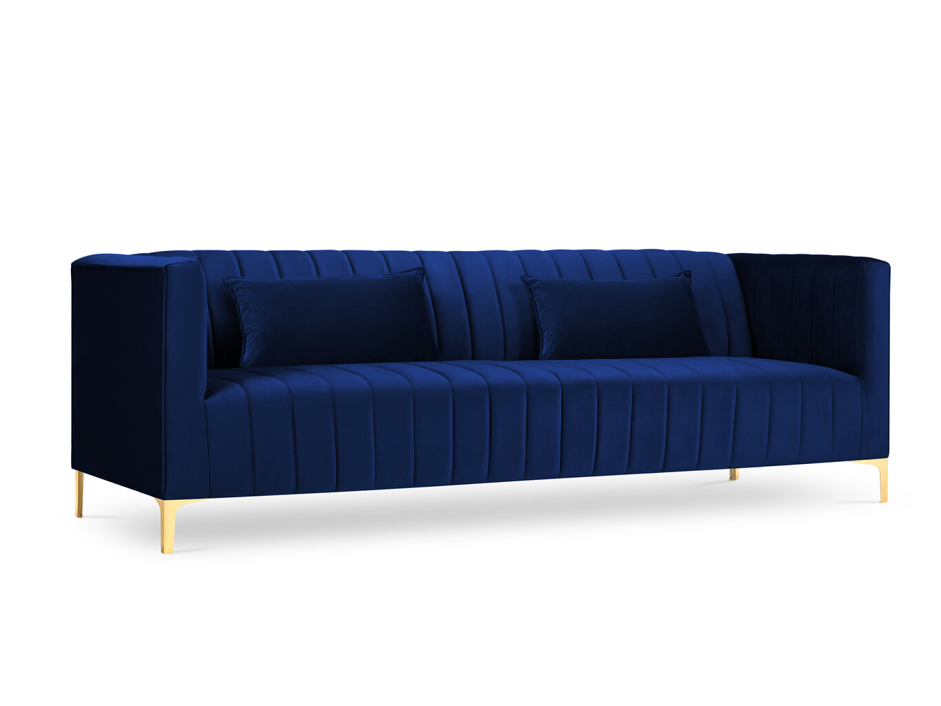 Dīvāns Micadoni Home Annite 3S, zils цена и информация | Dīvāni | 220.lv
