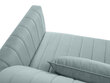 Dīvāns Micadoni Home Annite 3S, gaiši zaļš cena un informācija | Dīvāni | 220.lv