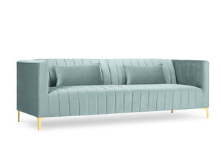 Dīvāns Micadoni Home Annite 3S, gaiši zaļš cena un informācija | Dīvāni | 220.lv
