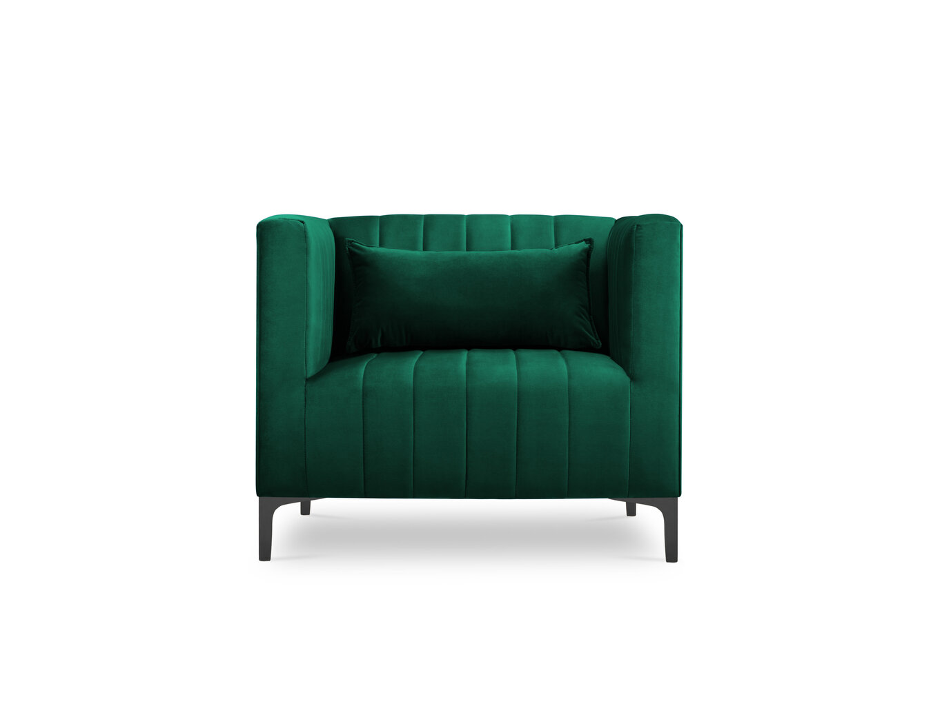 Krēsls Micadoni Home Annite, zaļš/melns cena un informācija | Atpūtas krēsli | 220.lv