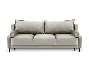 Dīvāns Micadoni Home Rutile 3S, bēša krāsas kaina ir informacija | Dīvāni | 220.lv