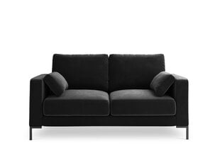 Dīvāns Micadoni Home Jade 2S, melns cena un informācija | Dīvāni | 220.lv