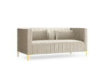 Dīvāns Micadoni Home Annite 2S, smilškrāsas
