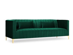 Dīvāns Micadoni Home Annite 3S, zaļš cena un informācija | Dīvāni | 220.lv