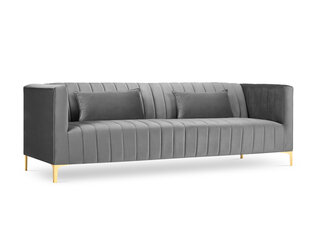 Dīvāns Micadoni Home Annite 3S, gaiši pelēks cena un informācija | Dīvāni | 220.lv