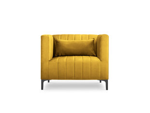 Krēsls Micadoni Home Annite, dzeltens/melns cena un informācija | Atpūtas krēsli | 220.lv