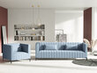 Krēsls Micadoni Home Annite, gaiši zils/melns cena un informācija | Atpūtas krēsli | 220.lv