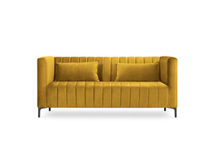 Dīvāns Micadoni Home Annite 2S, dzeltens/melns cena un informācija | Dīvāni | 220.lv