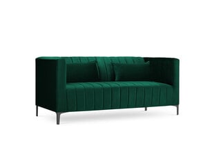 Dīvāns Micadoni Home Annite 2S, zaļš/melns cena un informācija | Dīvāni | 220.lv