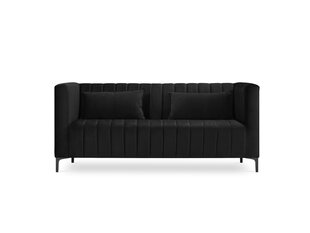 Dīvāns Micadoni Home Annite 2S, melnas krāsas cena un informācija | Dīvāni | 220.lv