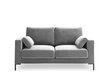 Dīvāns Micadoni Home Jade 2S, pelēks cena un informācija | Dīvāni | 220.lv