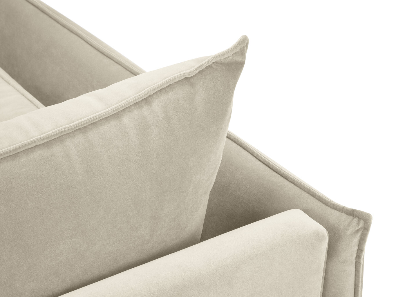 Krēsls Micadoni Home Agate, smilškrāsas/melns cena un informācija | Atpūtas krēsli | 220.lv
