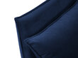 Dīvāns Micadoni Home Agate 4S, zilas/zelta krāsas цена и информация | Dīvāni | 220.lv