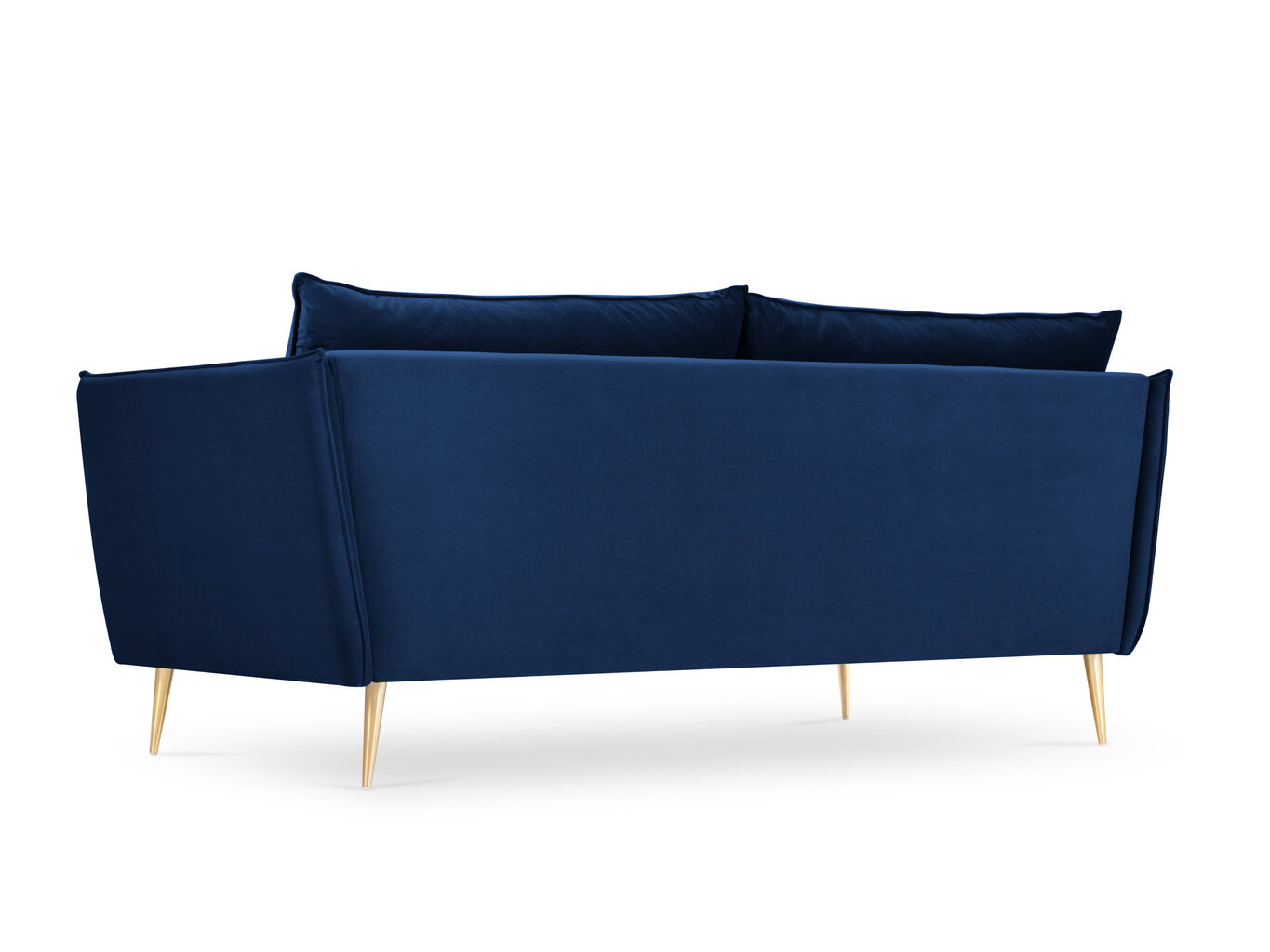 Dīvāns Micadoni Home Agate 4S, zilas/zelta krāsas цена и информация | Dīvāni | 220.lv