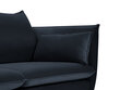 Dīvāns Micadoni Home Agate 4S, tumši zilas/zelta krāsas цена и информация | Dīvāni | 220.lv
