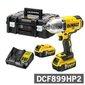 Trieciena uzgriežņu atslēga Dewalt 18V 2x5,0Ah Li-ion DCF899HP2-QW cena un informācija | Skrūvgrieži, urbjmašīnas | 220.lv