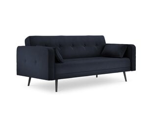 Dīvāns Micadoni Home Jasper 3S, tumši zils cena un informācija | Dīvāni | 220.lv