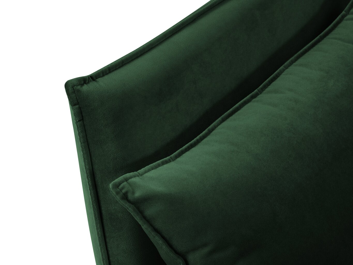 Krēsls Micadoni Home Agate, zaļš/melns cena un informācija | Atpūtas krēsli | 220.lv