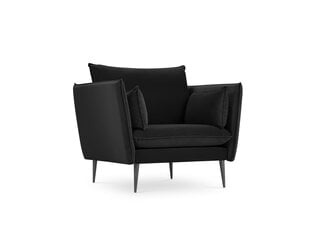 Krēsls Micadoni Home Agate, melns цена и информация | Кресла в гостиную | 220.lv