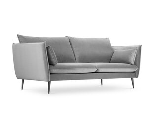 Dīvāns Micadoni Home Agate 3S, gaiši pelēks cena un informācija | Dīvāni | 220.lv
