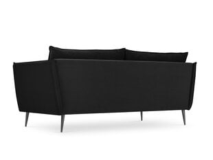 Dīvāns Micadoni Home Agate 4S, melns cena un informācija | Dīvāni | 220.lv
