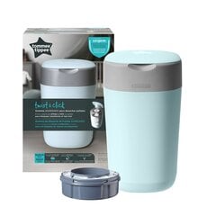 Autiņbiksīšu konteiners Tommee Tippee Sangenic Twist&Click, 85101701, zils cena un informācija | Tommee Tippee Higiēna un veselība | 220.lv